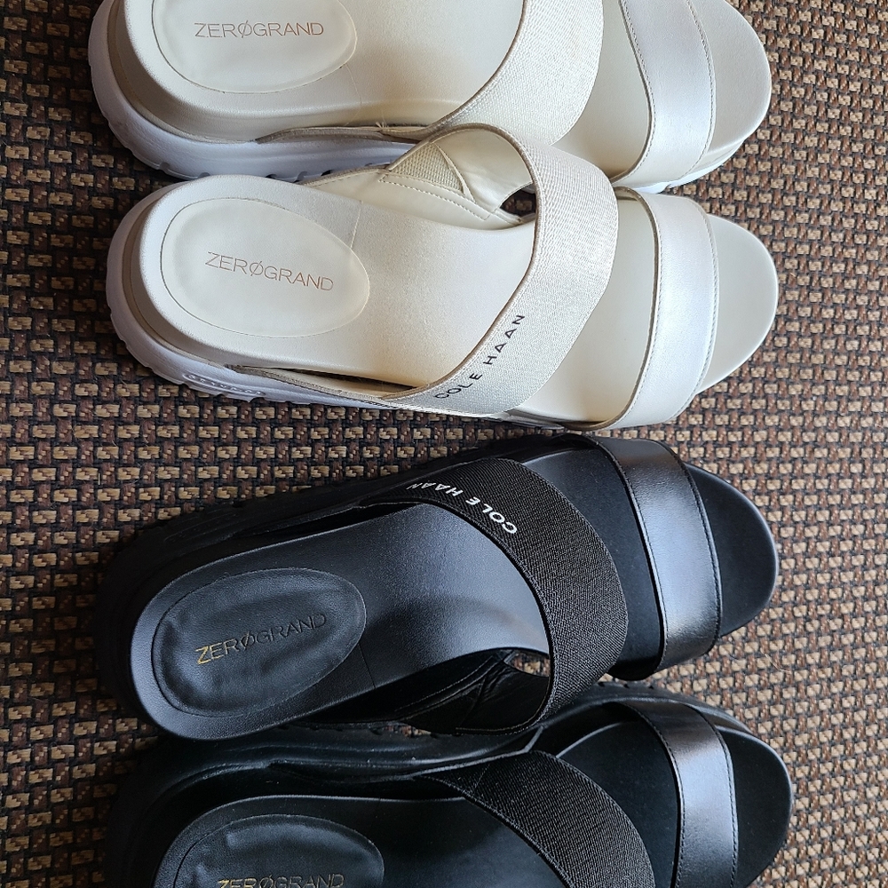 Cole Haan Slides - 2 pairs